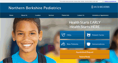 Desktop Screenshot of northernberkshirepediatrics.com